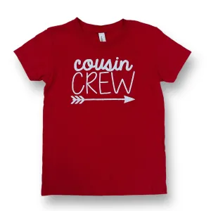 Boys Size 6/8 S Red Cousins Short Sleeve Shirt