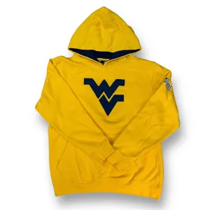 Boys Size Youth L/XL 14/16 Gold WVU Hoodie