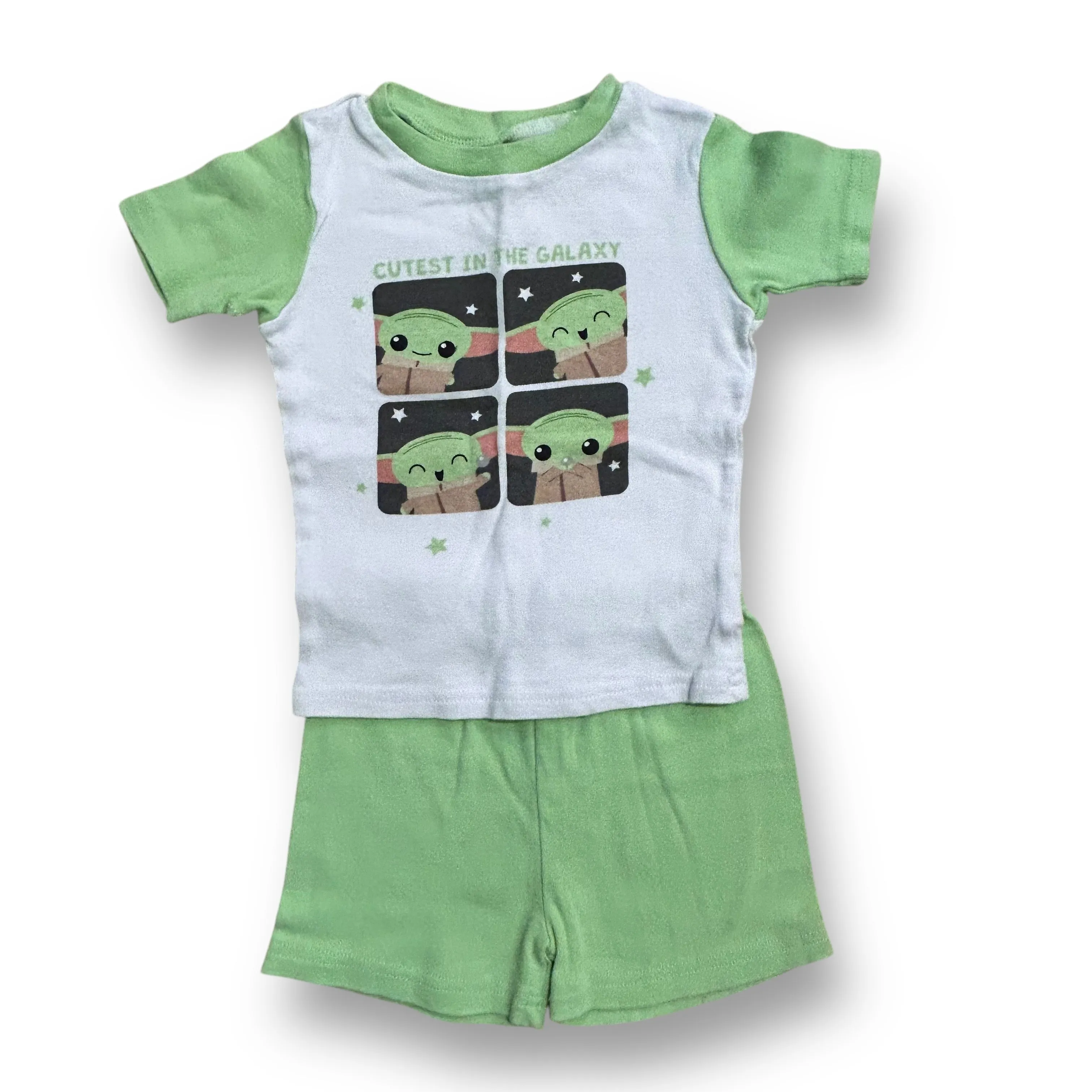 Boys Star Wars Size 4T Cutest in the Galaxy Baby Yoda Pajamas