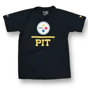 Boys Under Armour Size 12/14 YLG Steelers Athletic NFL Shirt
