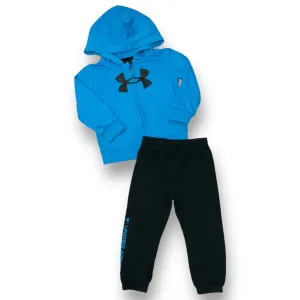 Boys Under Armour Size 24 Months Black & Blue Sweats 2-Pc Outfit