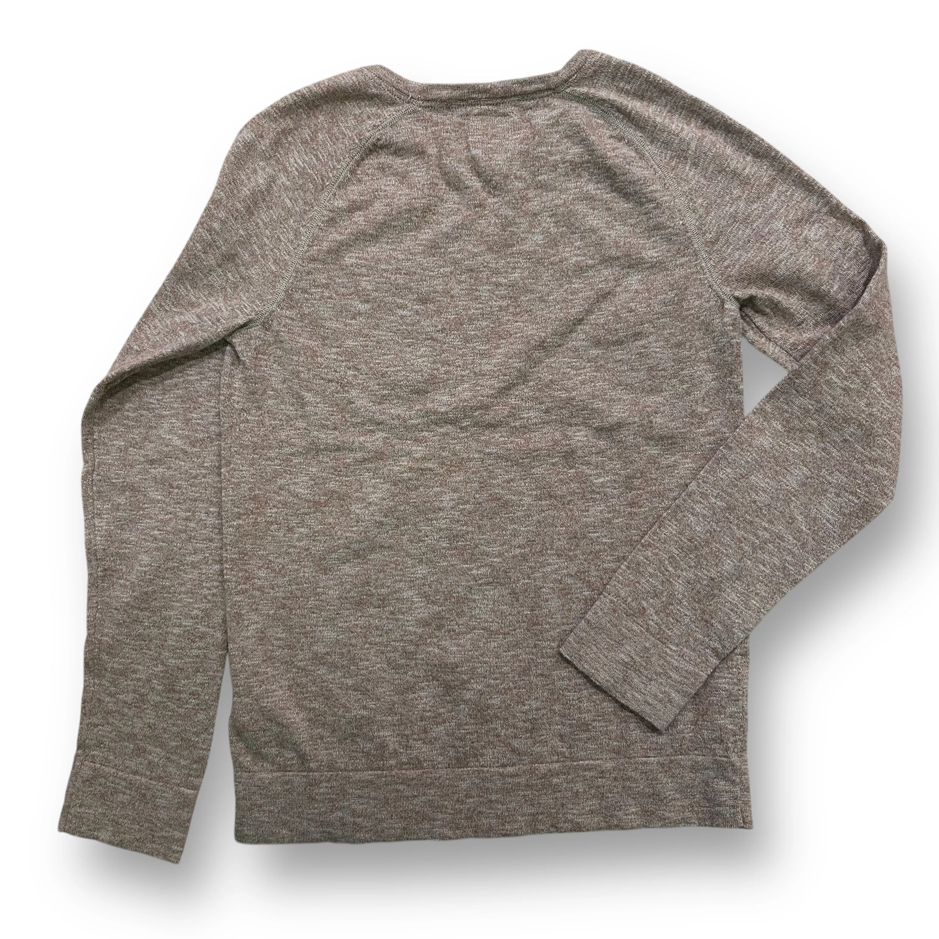 Boys Volcom Size 10/12 Youth Light Brown Knit Pullover Shirt
