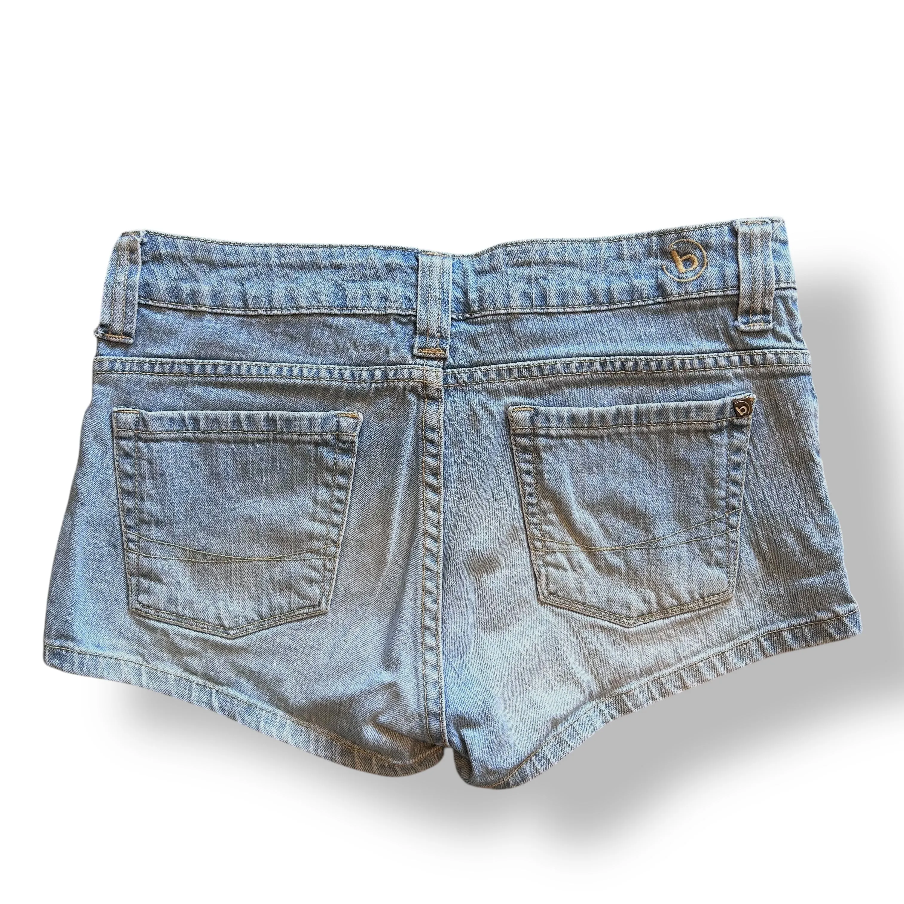 Bullhead Jean Shorts Women's Size 7 Light Blue Denim Mid-Rise