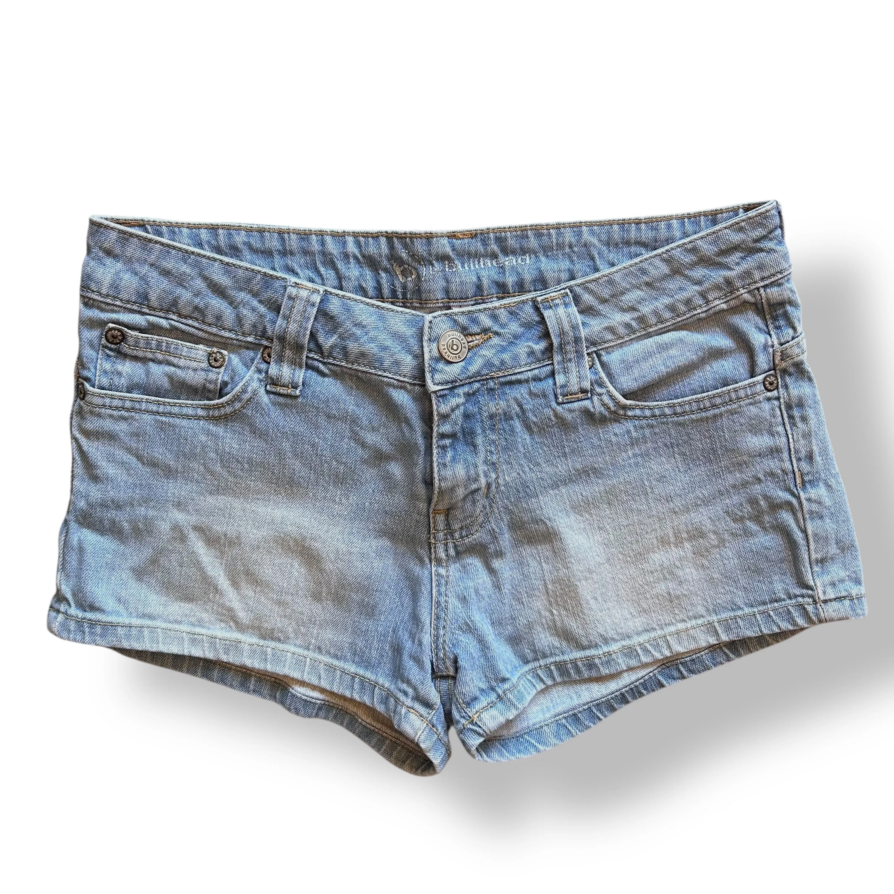 Bullhead Jean Shorts Women's Size 7 Light Blue Denim Mid-Rise