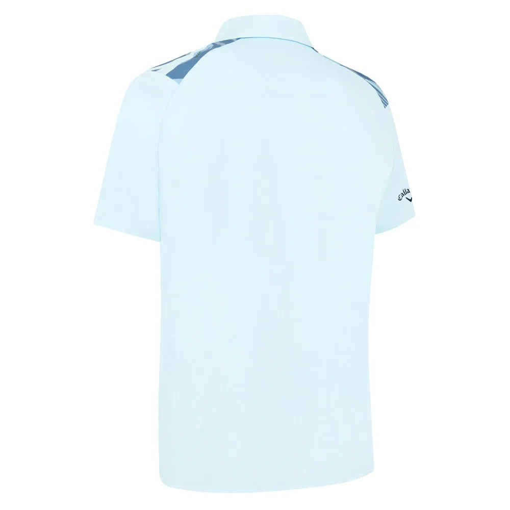Callaway Trippy Block Polo Shirt - Arctic Paradise