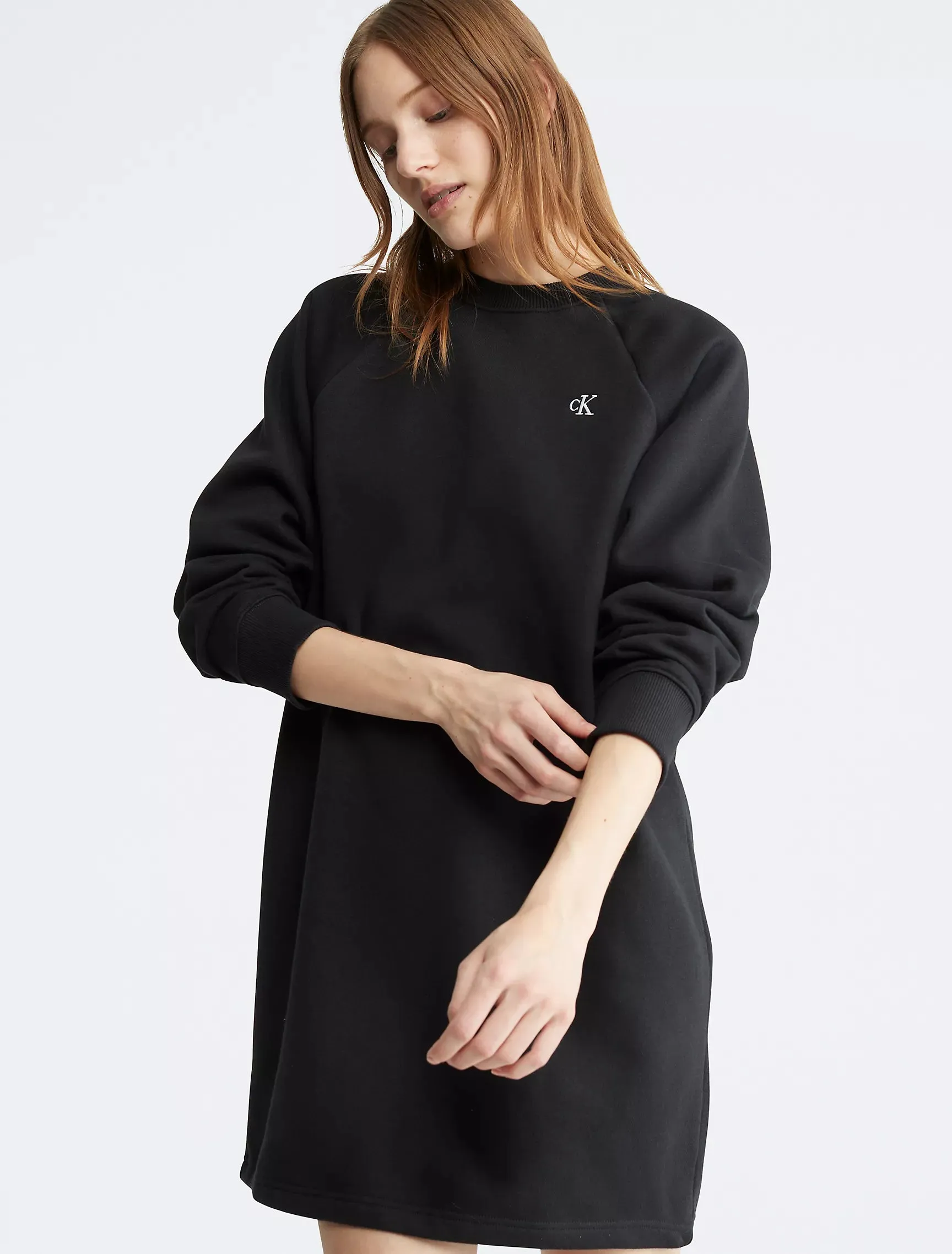 Calvin Klein Archive Logo Fleece Sweatshirt - Women