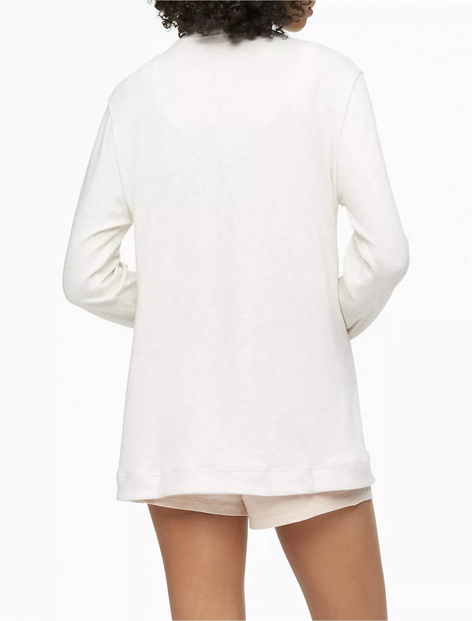 Calvin Klein Aurora Comfort CK Logo Open Front Cardigan - Women
