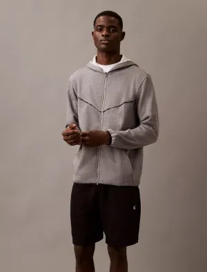 Calvin Klein Fleece Logo Piping Classic ZipHoodie - Men