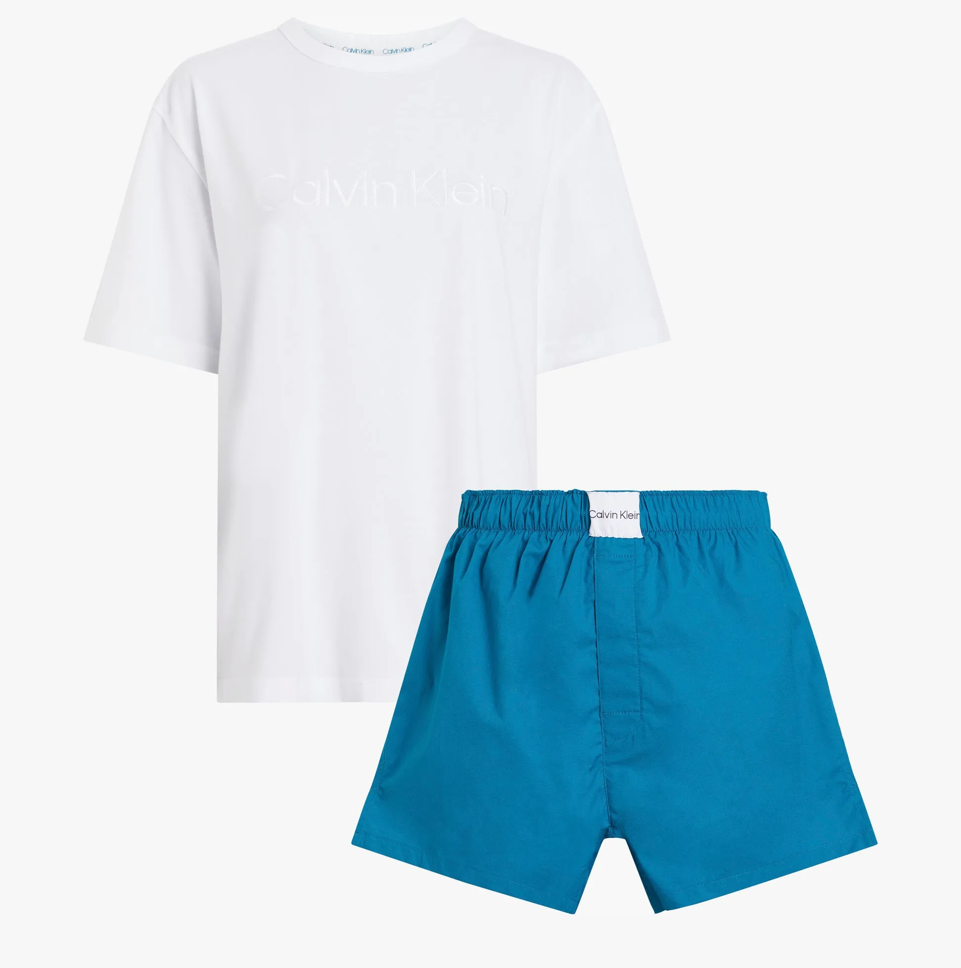 Calvin Klein MODERN COTTON Womens Short Pyjama Set Multicoloured