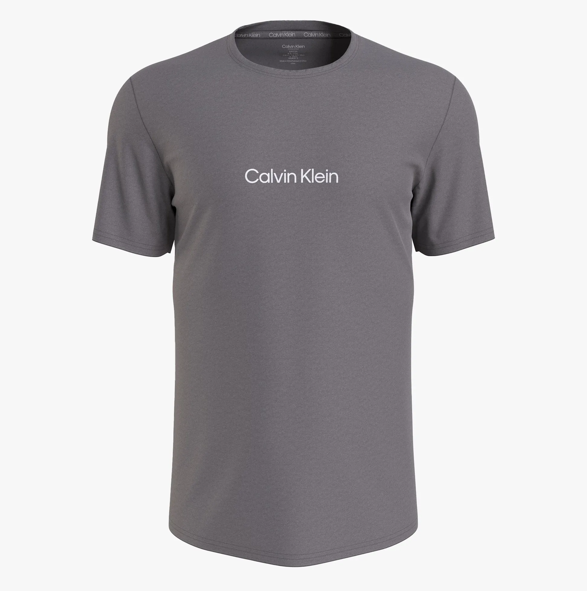 Calvin Klein MODERN STRUCTURE Mens Crew Neck T-Shirt Grey