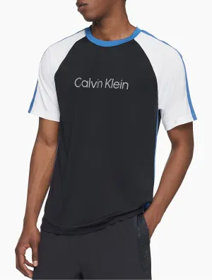 Calvin Klein Performance Colorblock Logo Crewneck T-Shirt - Men