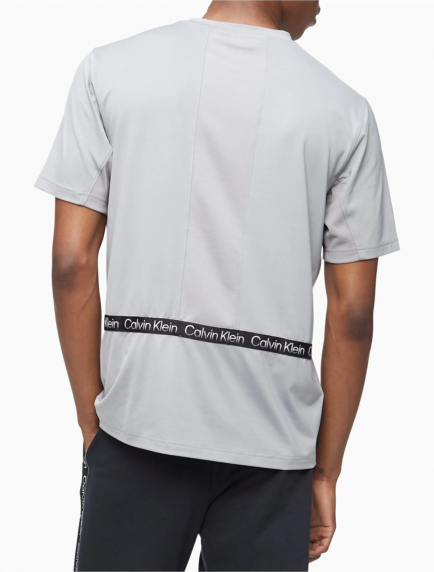 Calvin Klein Performance Logo Tape Crewneck T-Shirt - Men
