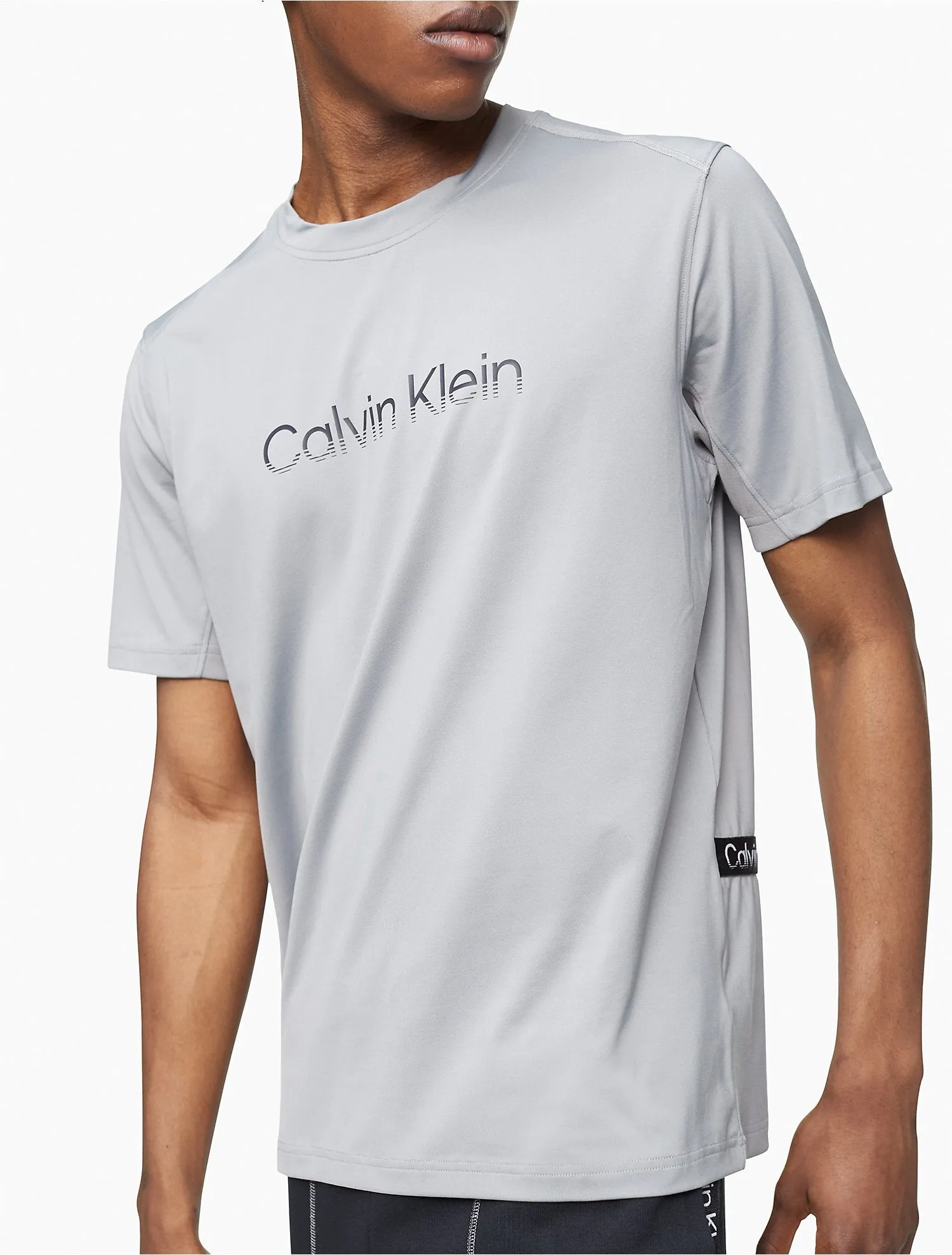 Calvin Klein Performance Logo Tape Crewneck T-Shirt - Men