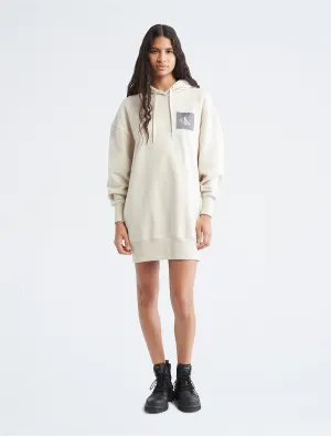 Calvin Klein Polaroid Logo Sweatshirt Dress - Women