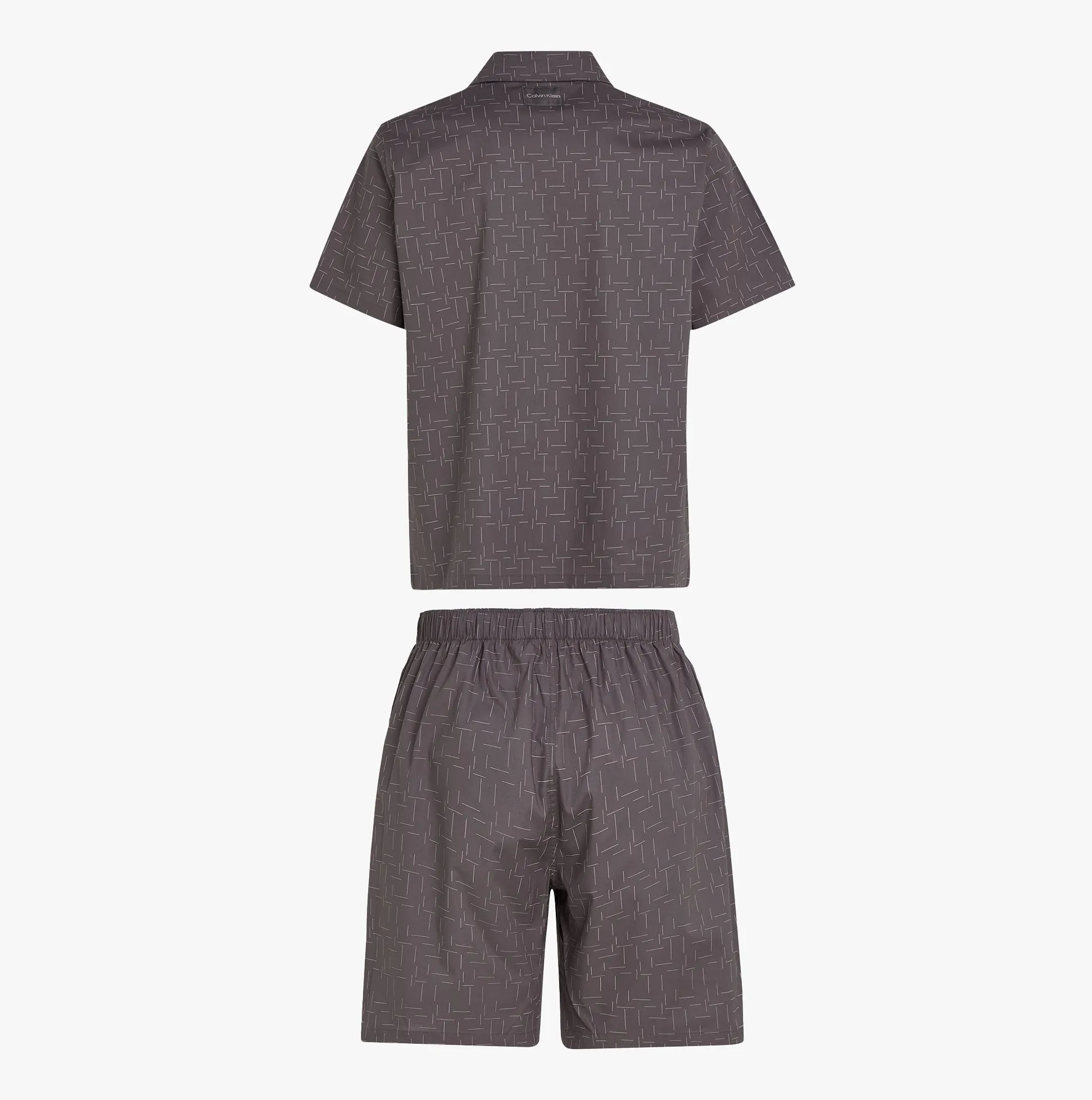 Calvin Klein Shorts Pyjama Set Mens Pure Grey