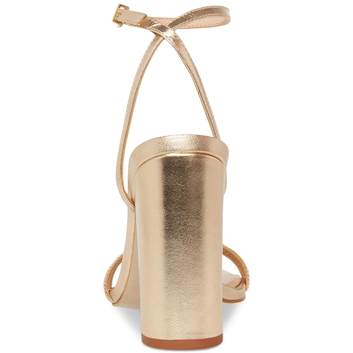 Candid Womens Leather Metallic Slingback Sandals