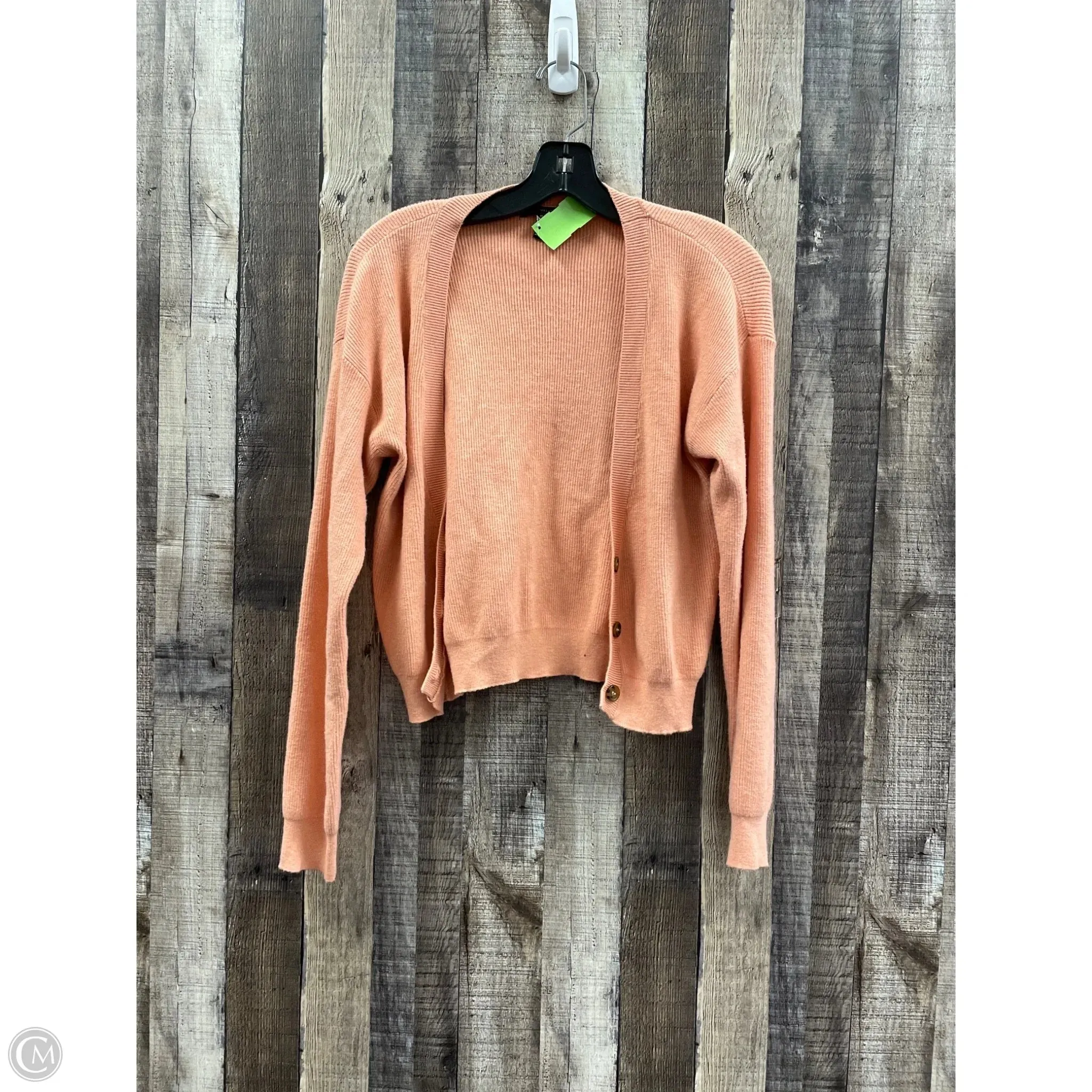 Cardigan By Forever 21 In Peach, Size: S