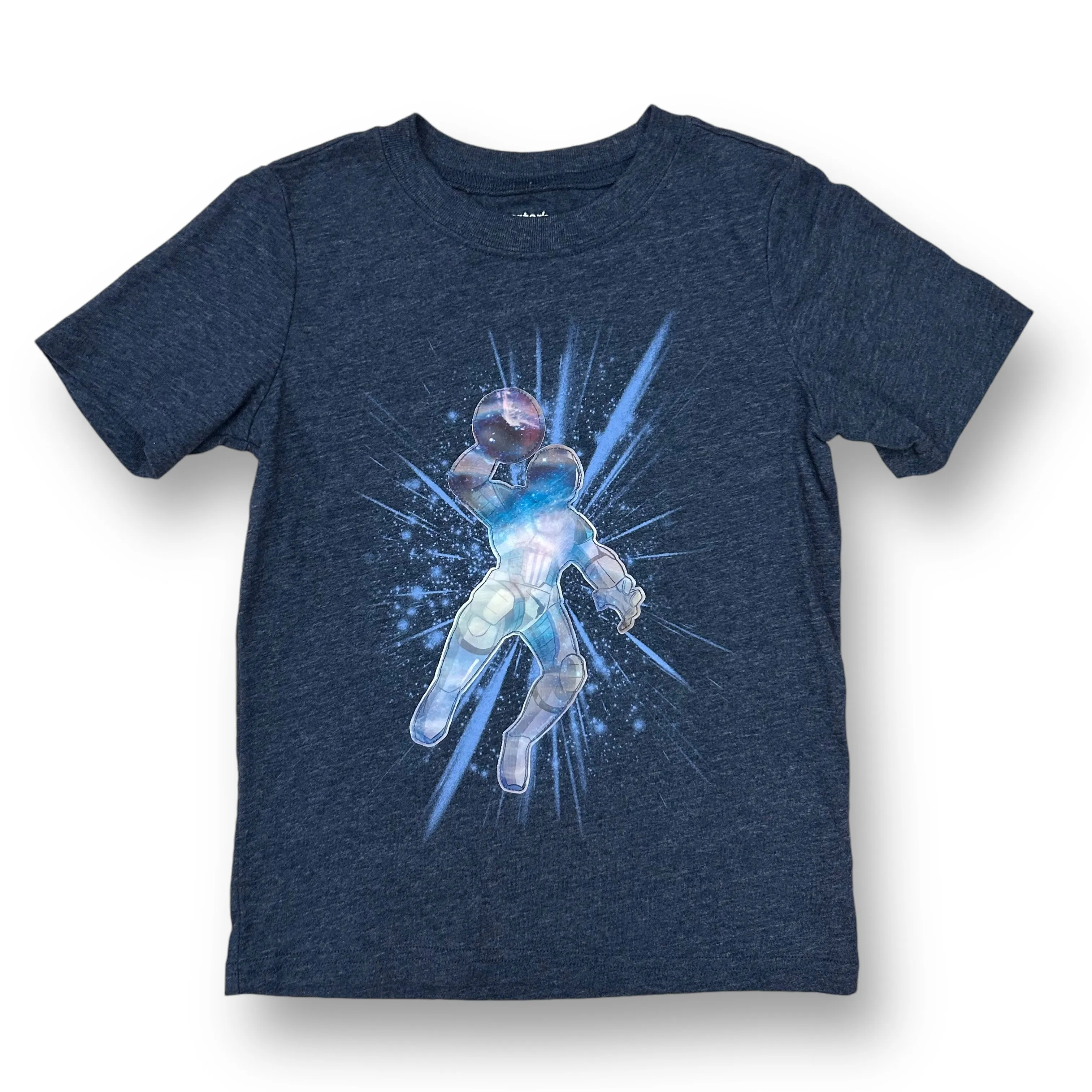 Carter's Boys Size 5 Astronaut Outer Space Short Sleeve Shirt
