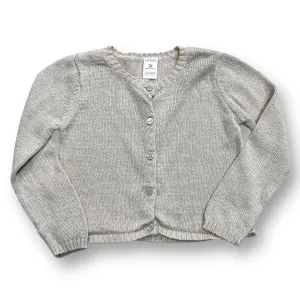 Carter's Girls Size 3T Sweater Shimmery Gold Dressy Cardigan