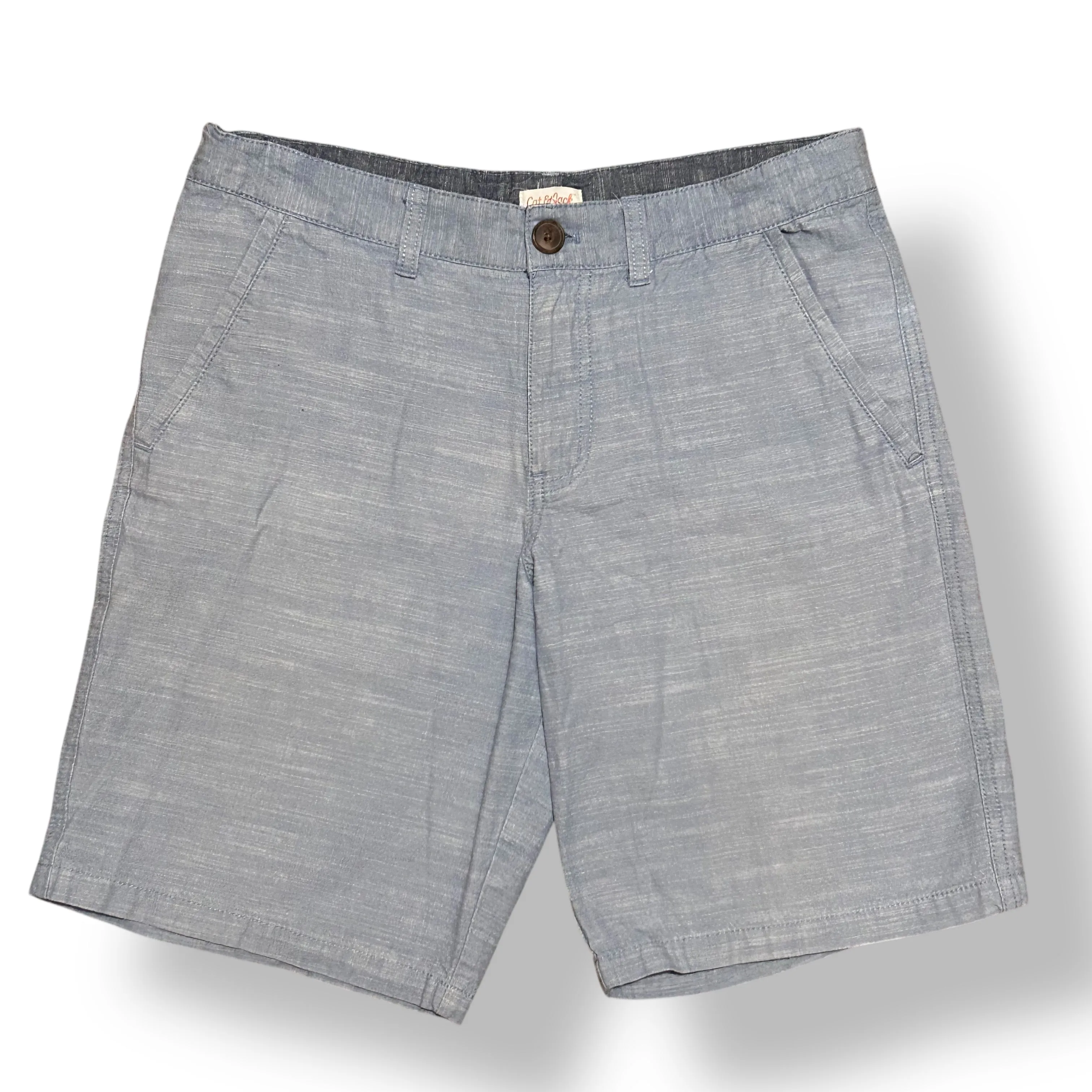 Cat & Jack Youth Boy Size 16 Shorts Denim Style Adjustable Waist Chinos