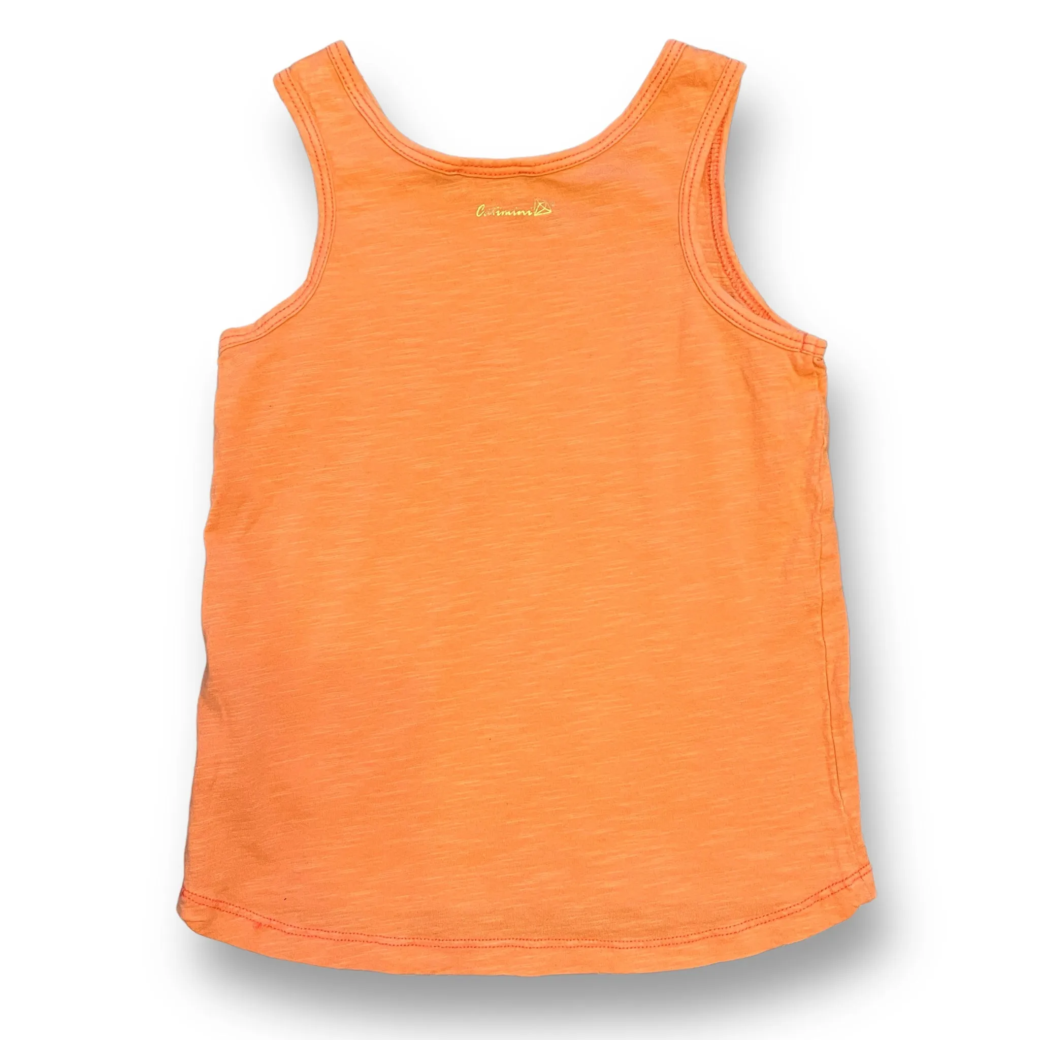 Catimini Girls Size 7 Peach Boutique Sleeveless Top