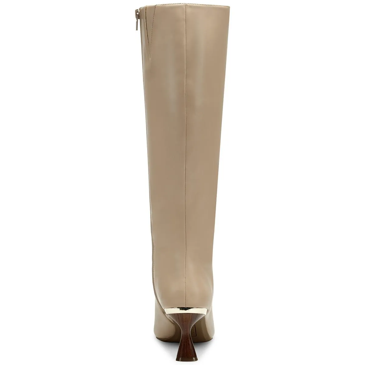 Ceceep Womens Pointed Toe Heels Knee-High Boots