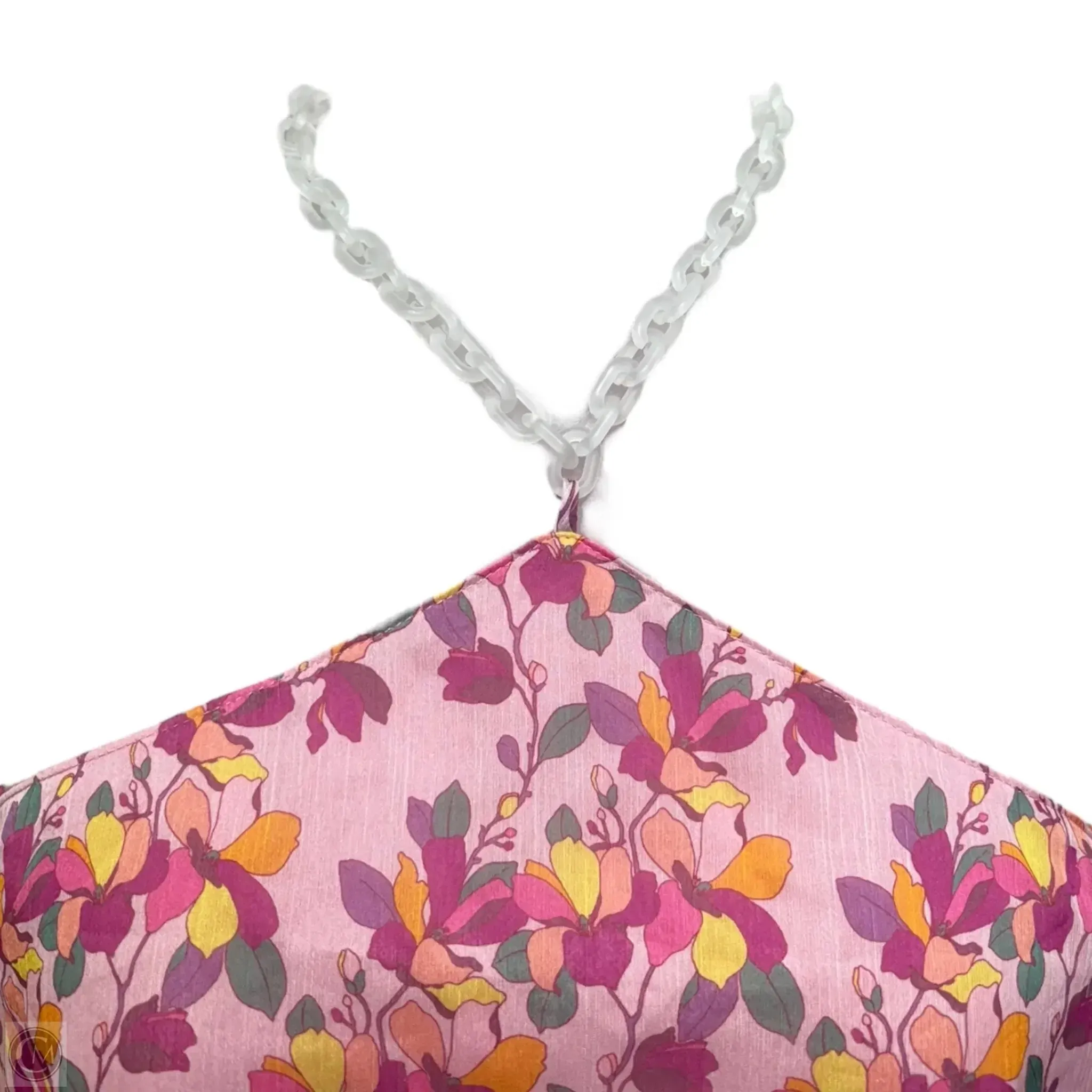 Chain Halter Off Shoulder Blouse Long Sleeve By Amanda Uprichard In Multi-colored, Size: M