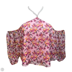 Chain Halter Off Shoulder Blouse Long Sleeve By Amanda Uprichard In Multi-colored, Size: M