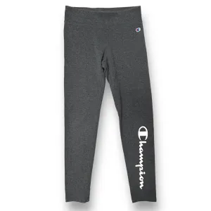 Champion Youth Girl Size 11/12 Dark Gray Athletic Stretch Leggings