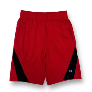 Champion Youth Size 10/12 Boys Red & Black Athletic Shorts