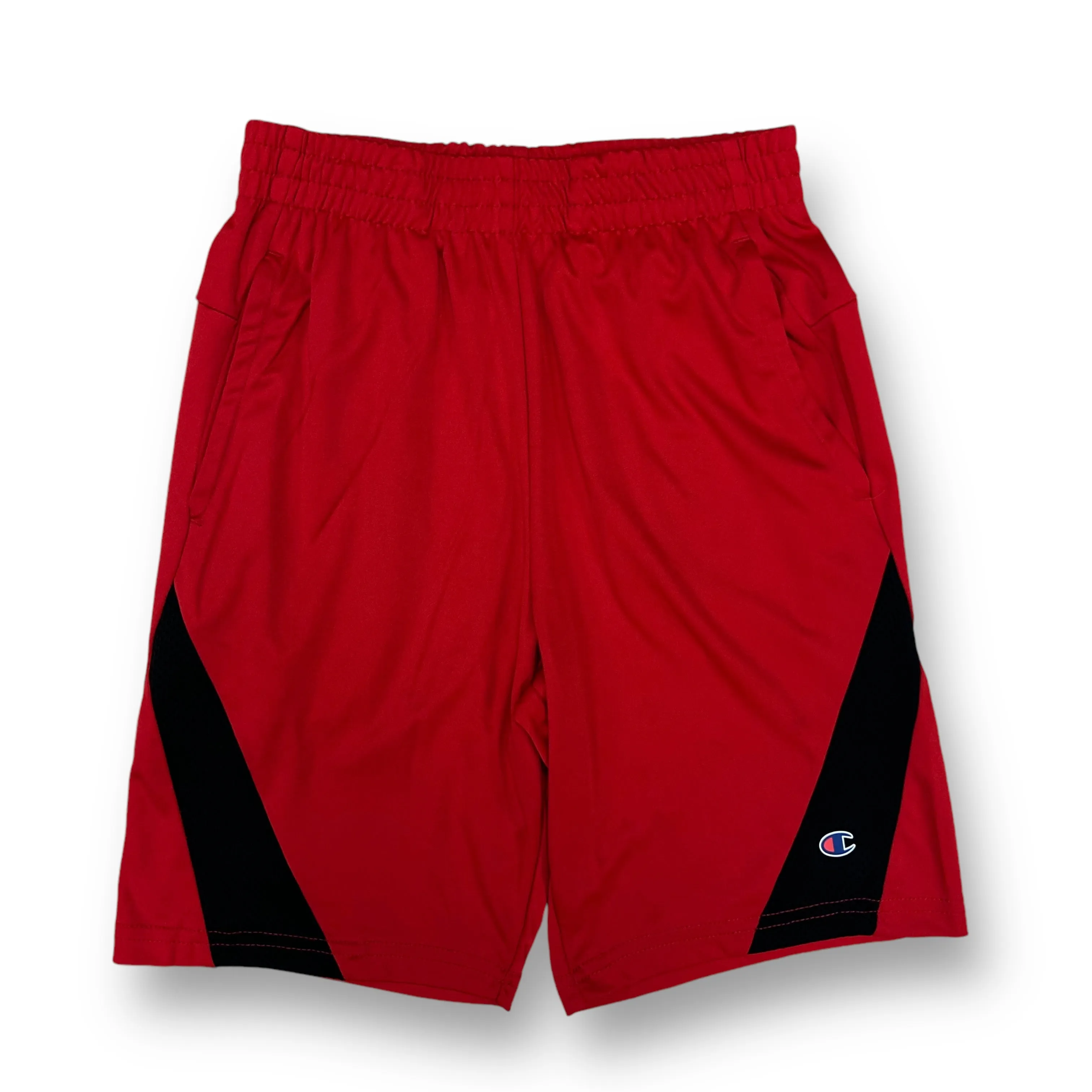 Champion Youth Size 10/12 Boys Red & Black Athletic Shorts