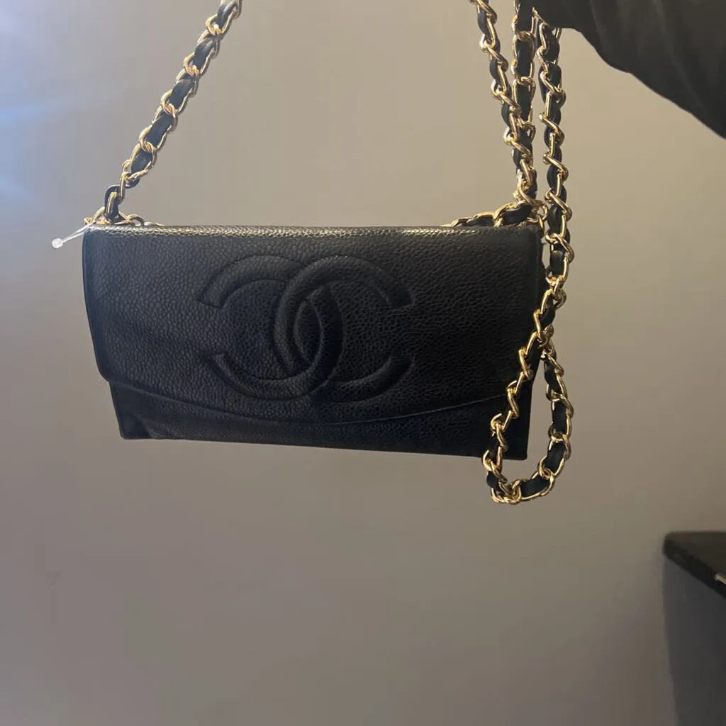 Chanel Wallet on repurposed chain ACCESSORIES S