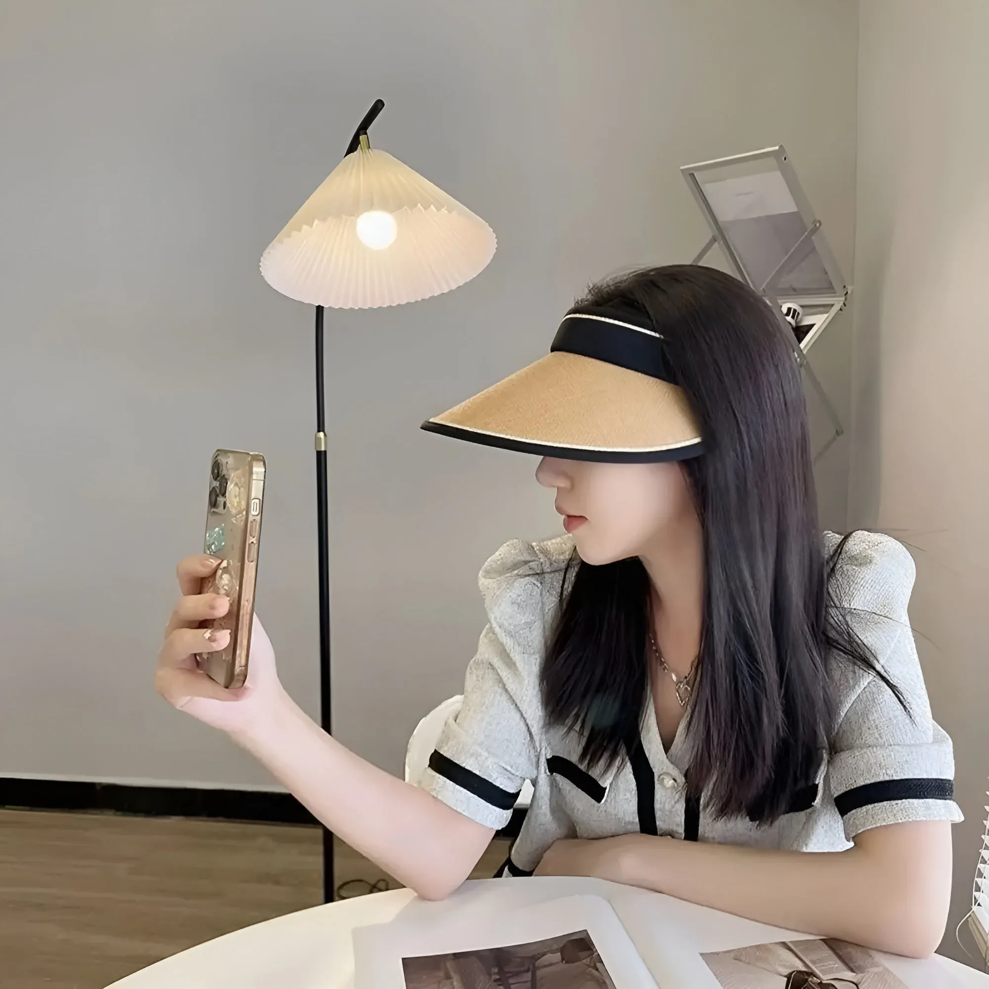 Chapeau de Paille Femme Pliable  Clina