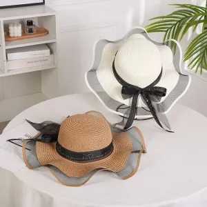 Chapeau de Paille Femme  Ruban - Poppy