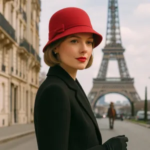 Chapeau Melon Cloche Femme Suede