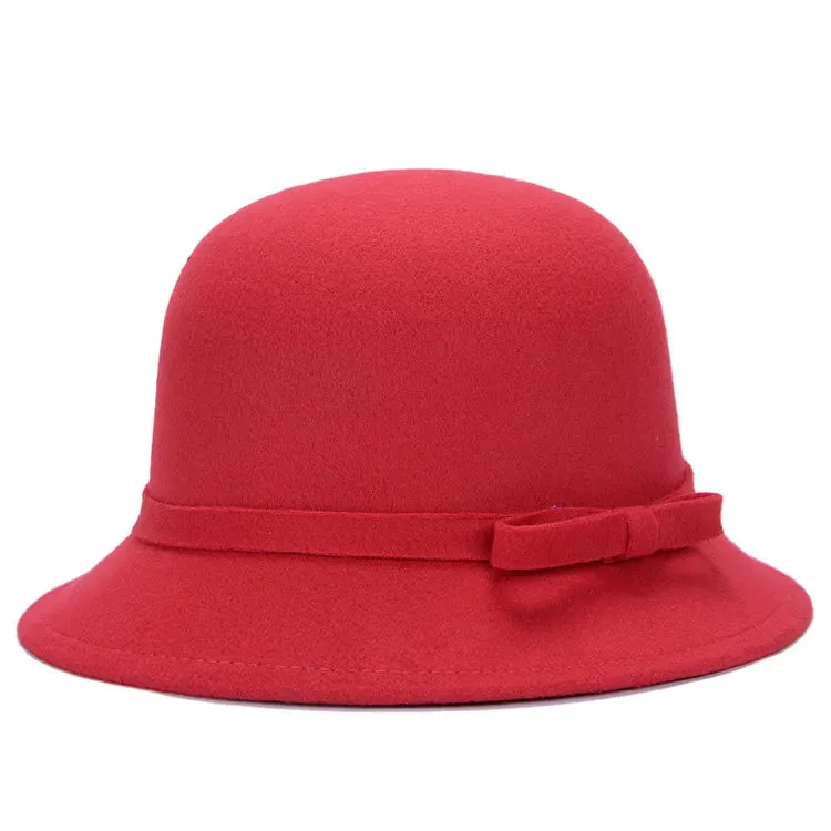 Chapeau Melon Cloche Femme Suede