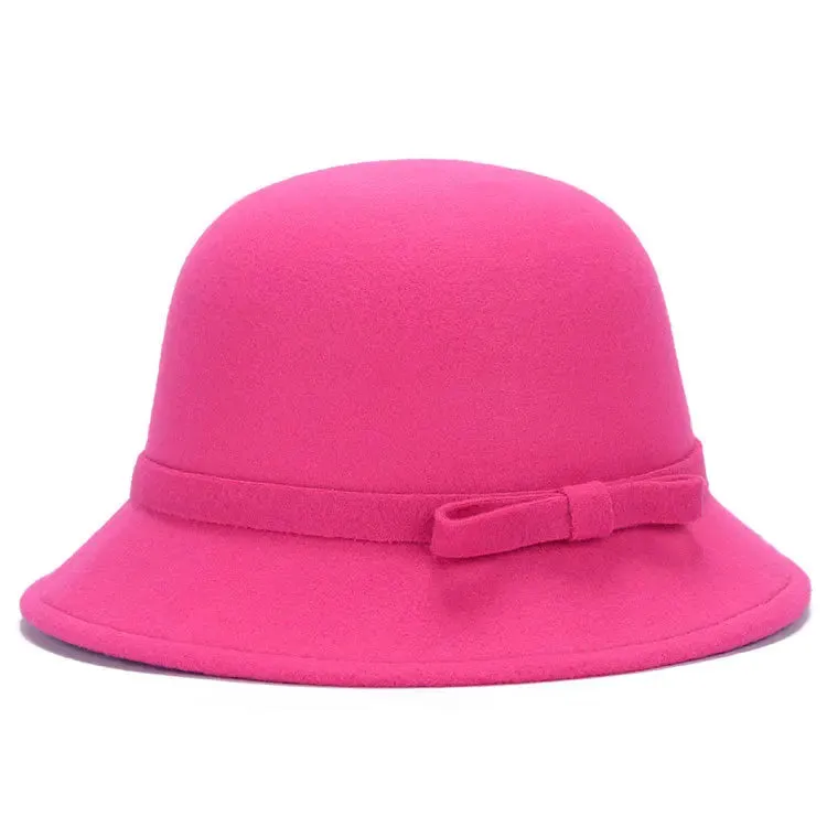 Chapeau Melon Cloche Femme Suede