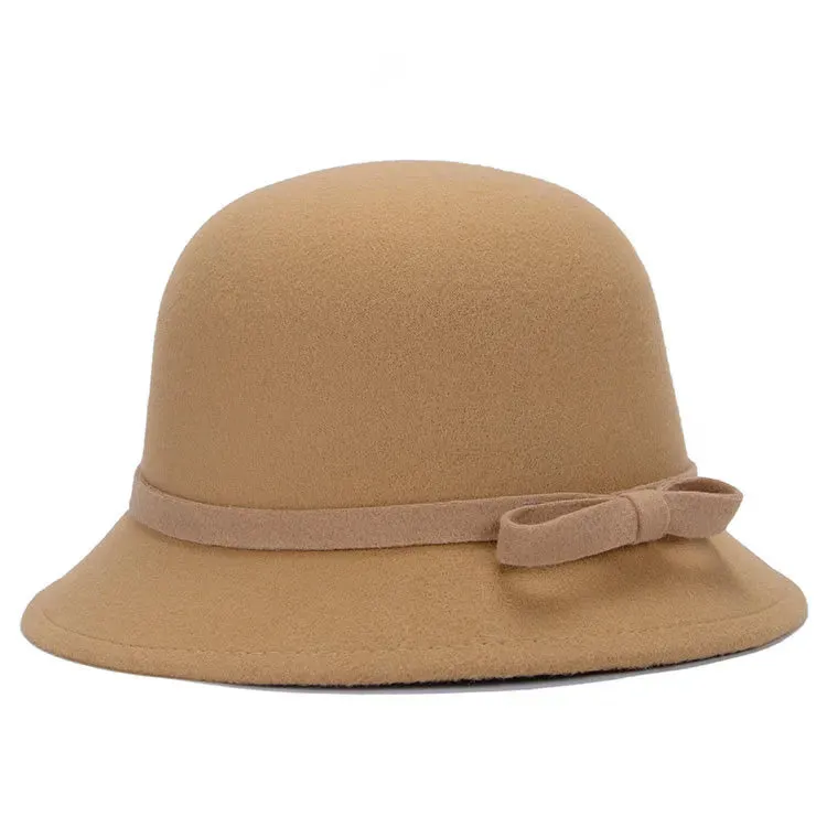 Chapeau Melon Cloche Femme Suede