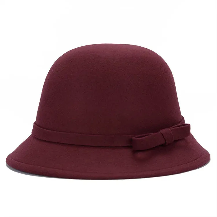 Chapeau Melon Cloche Femme Suede