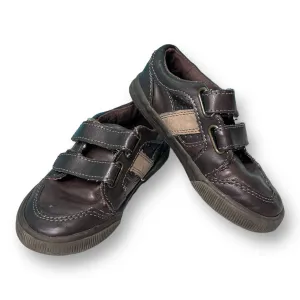 Cherokee Toddler Boy Size 8 Brown No-Tie Sneakers