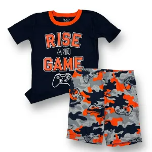 Children's Place Boys Youth Size 10 2-Pc Shorts and Top Camo Pajamas