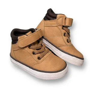 Children's Place Toddler Boy Size 5 No-Tie High Top Sneakers
