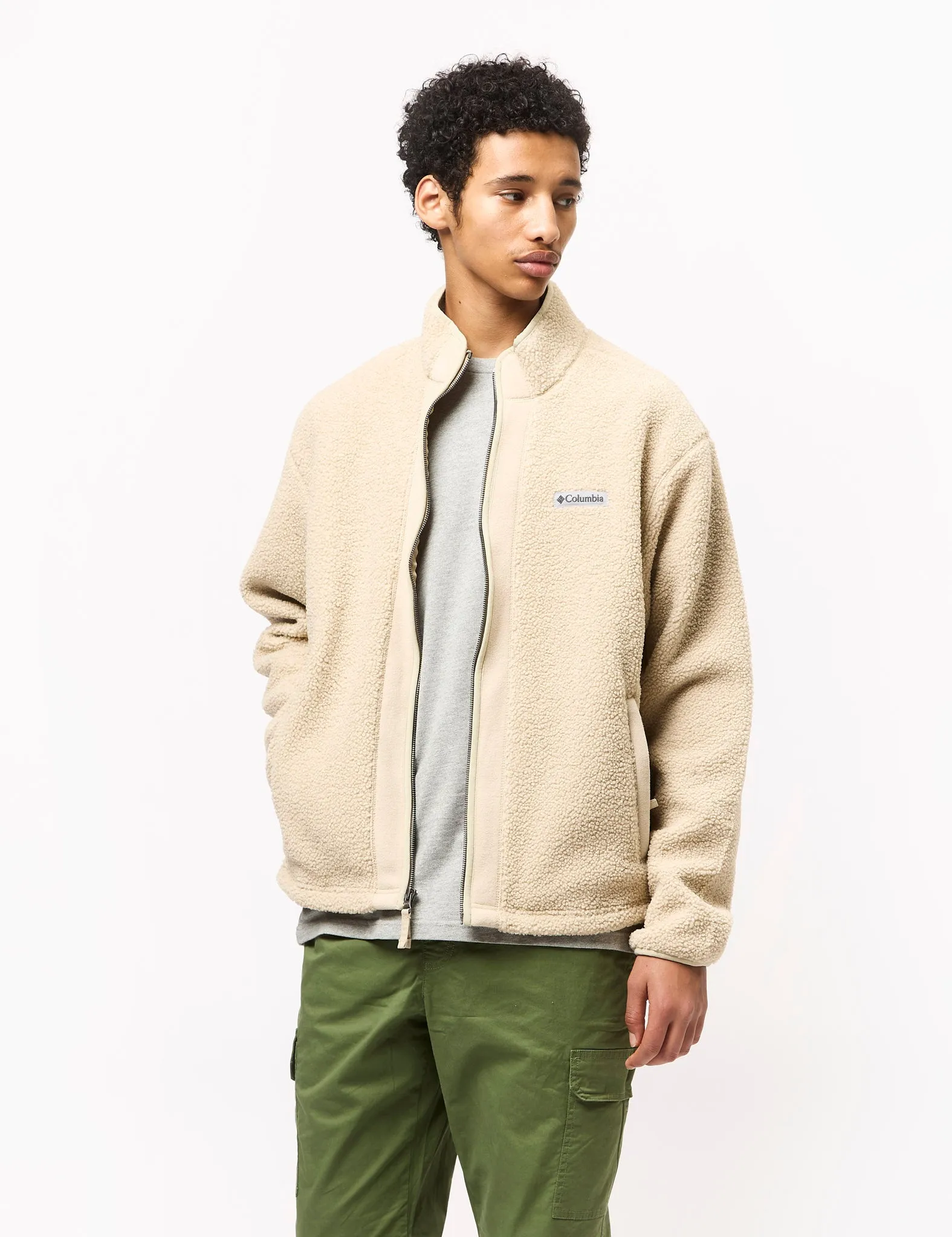 Clearance Price Columbia Black Mesa Boucle Fleece - Ancient Fossil  Last Few Pieces!