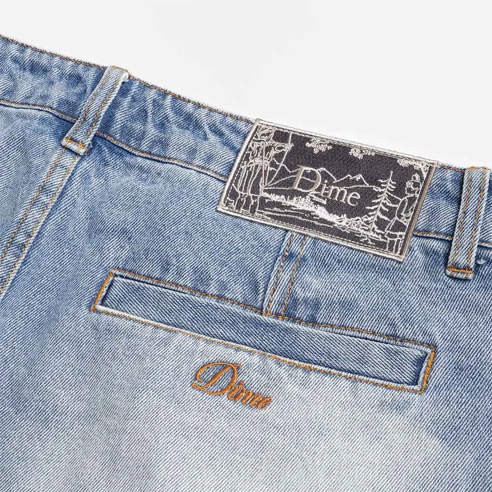 Clearance Price Dime Pleated Denim Shorts  Going Fast!