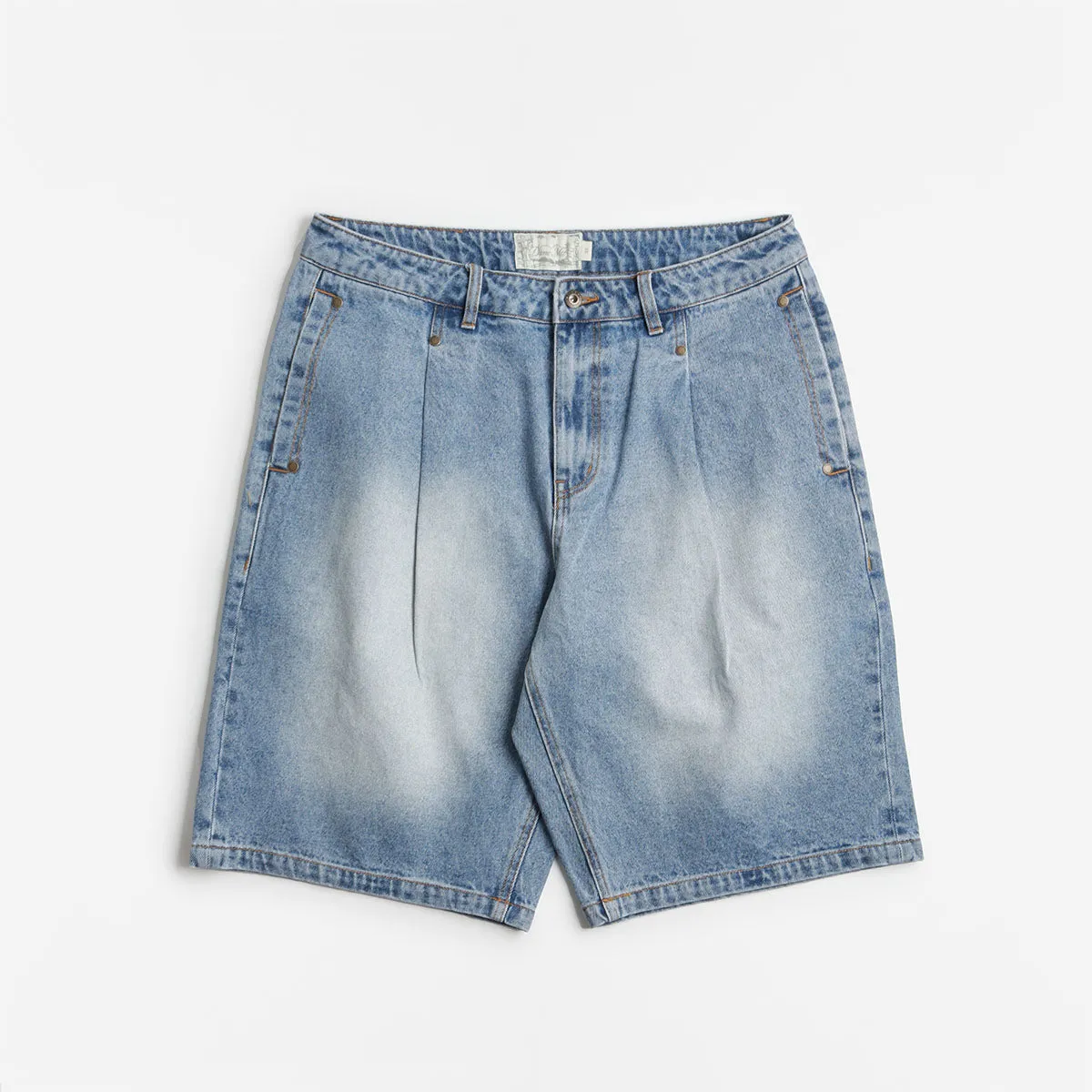 Clearance Price Dime Pleated Denim Shorts  Going Fast!