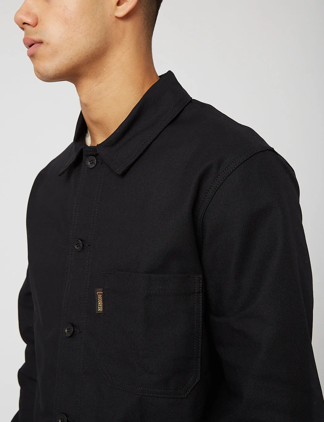 Clearance Price Le Laboureur Cotton Work Jacket - Black  Last Chance!