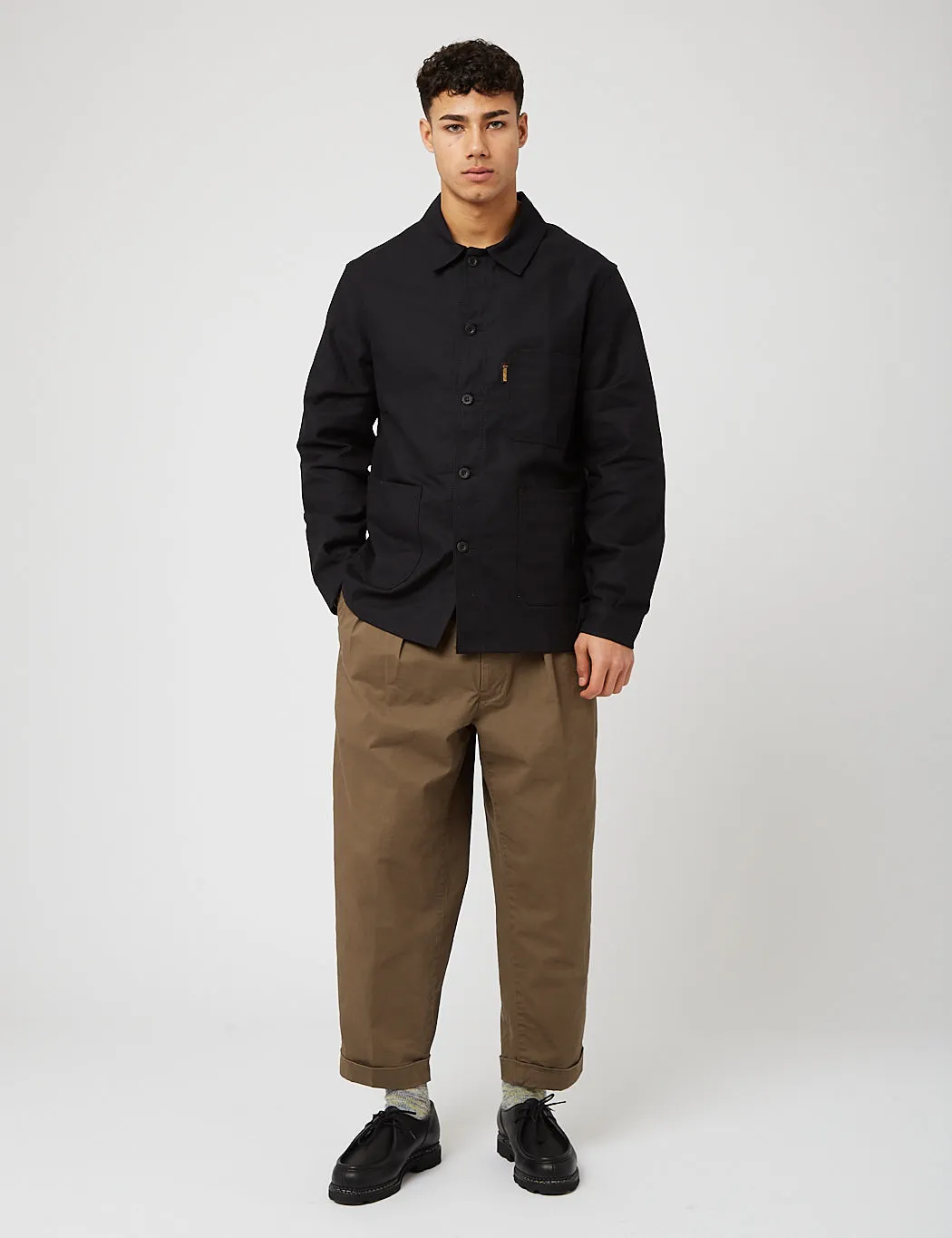 Clearance Price Le Laboureur Cotton Work Jacket - Black  Last Chance!