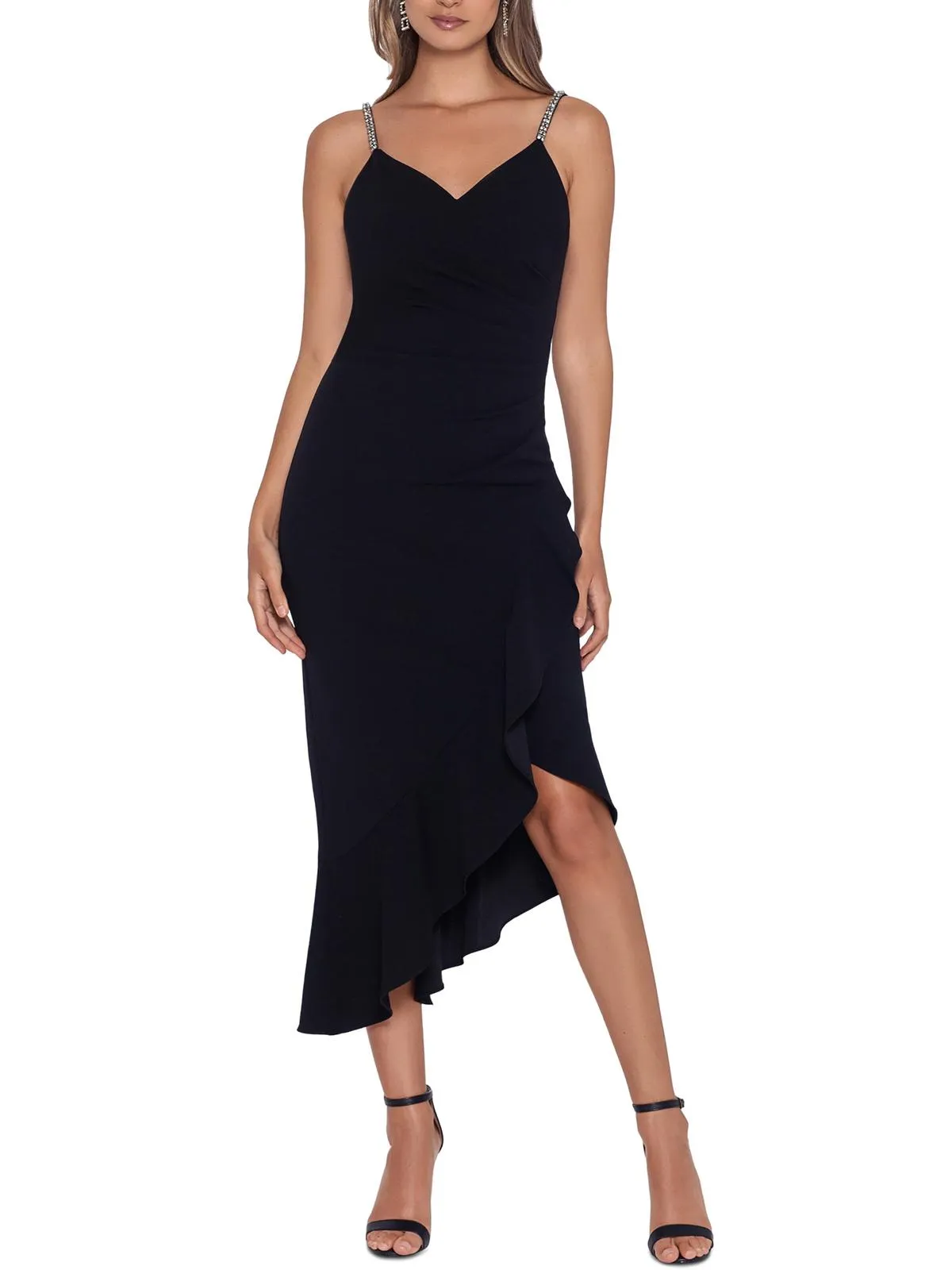Clearance Price Petites Womens Pleated Long Evening Dress  Last Chance!