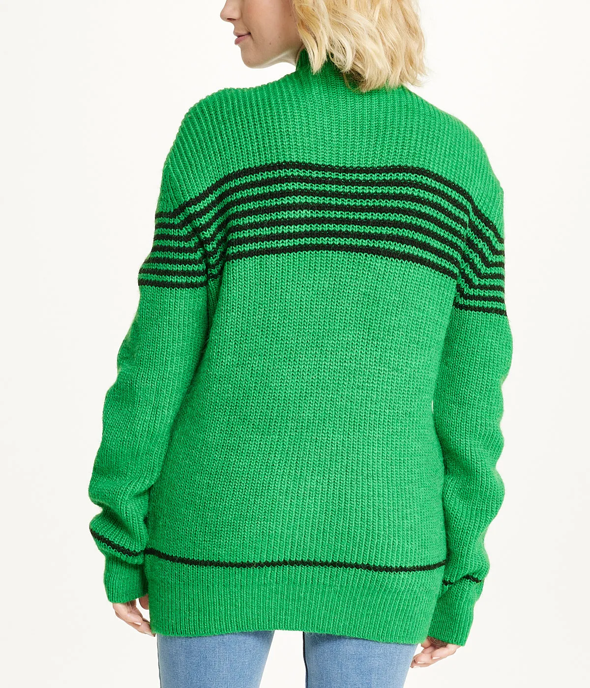 Clearance Price Striped Tunic Sweater  Dont Miss Out!