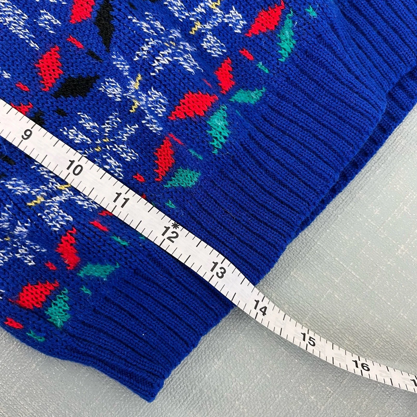 Clearance Price Vintage Cracked Ice Blue Ski Sweater 5T  Almost Gone!